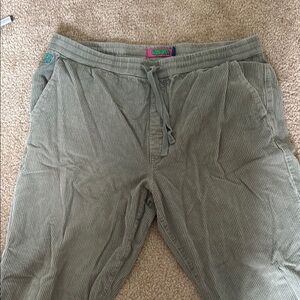 Empyre Green Corduroy Pants Relaxed Fit